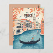 Carte Postale Venise Italie (Devant / Derrière)