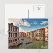 Carte Postale Venise, Italie (Devant / Derrière)