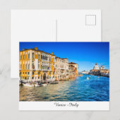 Carte Postale Venise Italie (Devant / Derrière)