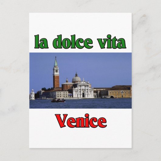 Carte Postale Venise Italie (Devant)