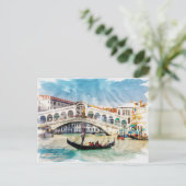 Carte Postale Venise, Italie - Aquarelle (Debout devant)
