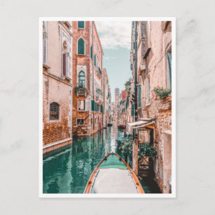 Carte Postale Venise Italie Canal Été Européen Voyage Photo