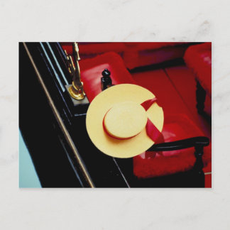 Carte Postale Venise Italie Gondoliers Casquette ~ Italien Roman