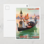 Carte Postale Venise Italie voyage vintage (Devant / Derrière)