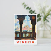 Carte Postale Venise Italie voyage vintage (Debout devant)