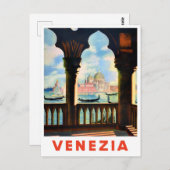 Carte Postale Venise Italie voyage vintage (Devant / Derrière)