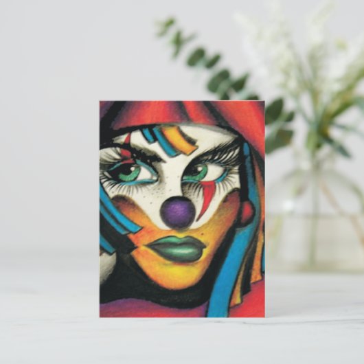 Carte Postale venise le clown (Debout devant)