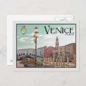 Carte Postale Venise - Le Grand Canal (Devant / Derrière)