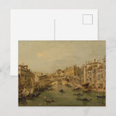 Carte Postale Venise Le Rialto (Devant / Derrière)