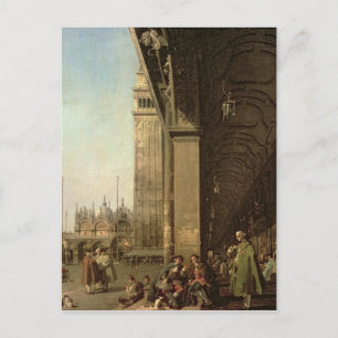 Carte Postale Venise : Piazza di San Marco et Colonnade