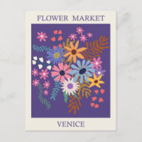 Venise vintage Italie Flower Market Travel