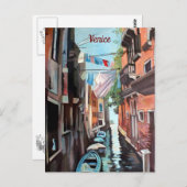 Carte postale vénitienne (Devant / Derrière)