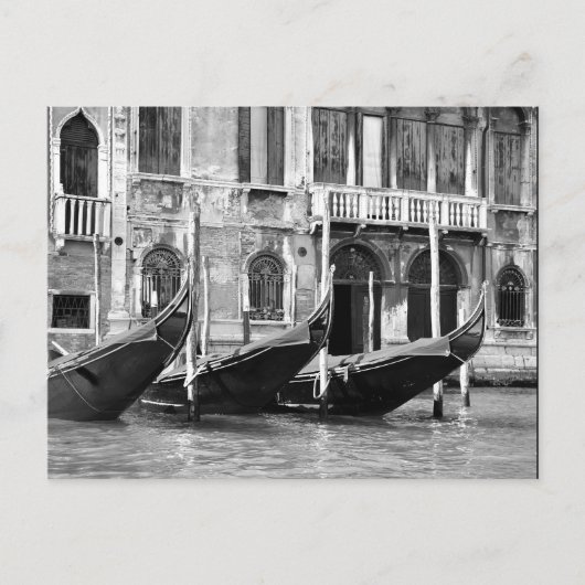 Carte postale Vénitienne Gondolas (Devant)