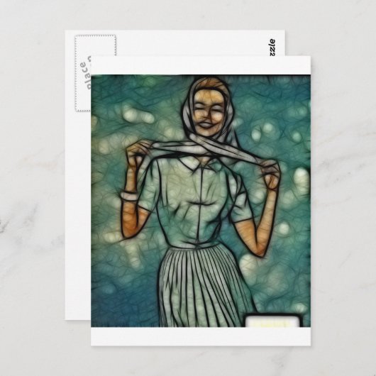 Carte Postale Vent (Devant / Derrière)