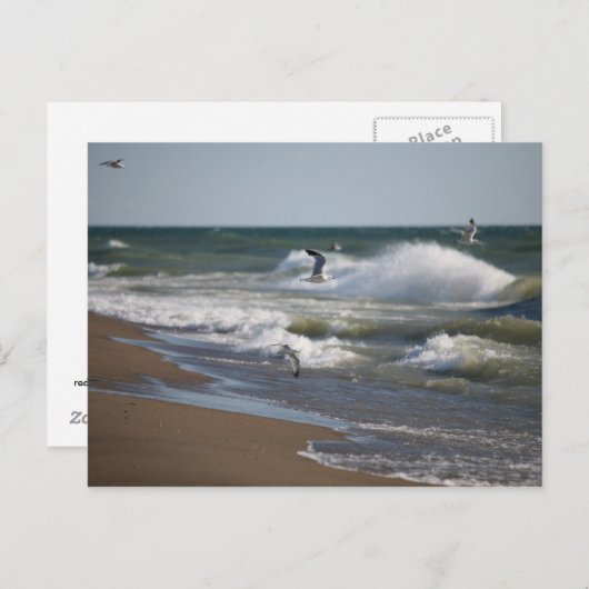 Carte Postale Vent (Devant / Derrière)