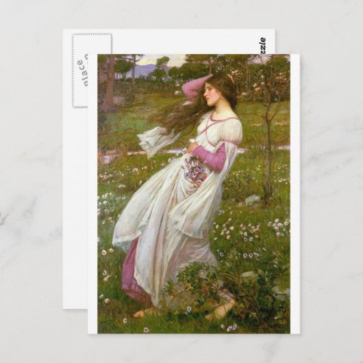 Carte Postale Vent (Devant / Derrière)