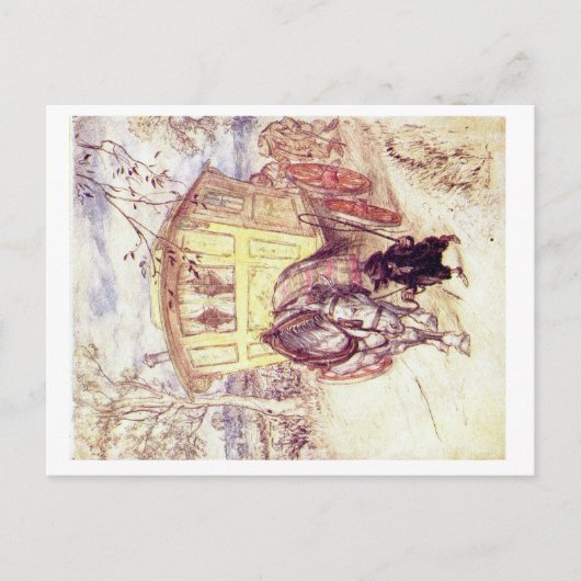 Carte postale Vent dans les saules (Devant)