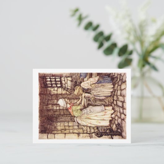 Carte postale Vent dans les saules (Debout devant)