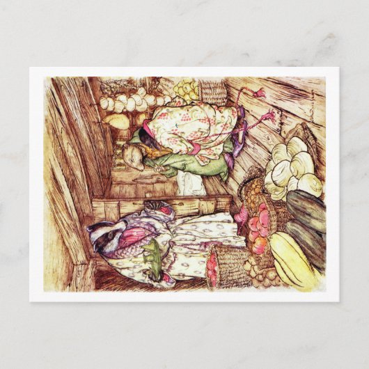 Carte postale Vent dans les saules (Devant)