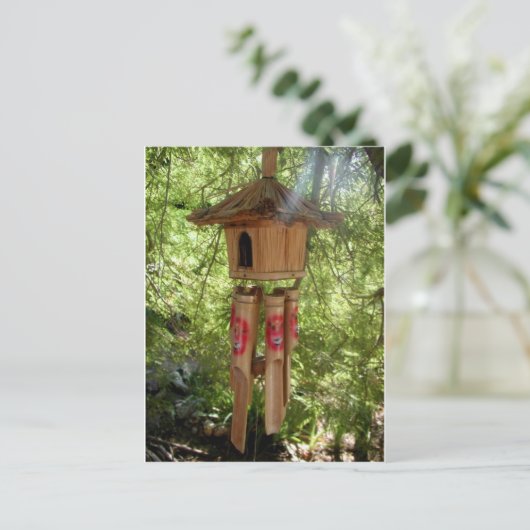 CARTE POSTALE VENT DE BAMBOU (Debout devant)