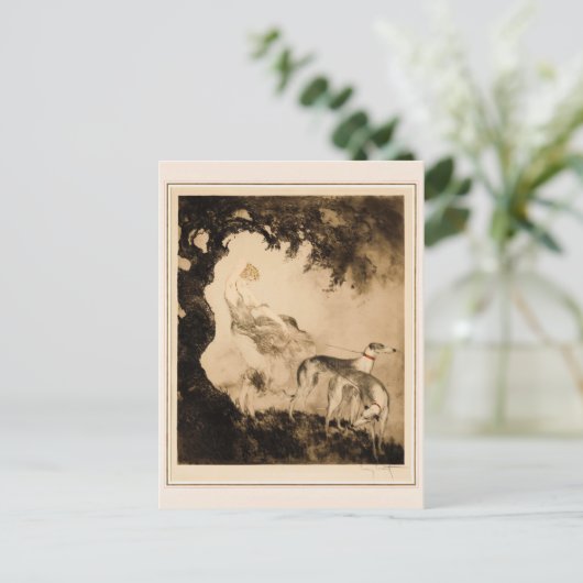 Carte Postale Vent de Louis Icart (Debout devant)