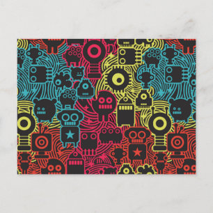 Carte Postale Vent de robots