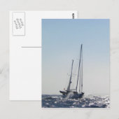 Carte Postale Vent De Tête Et Soleil (Devant / Derrière)