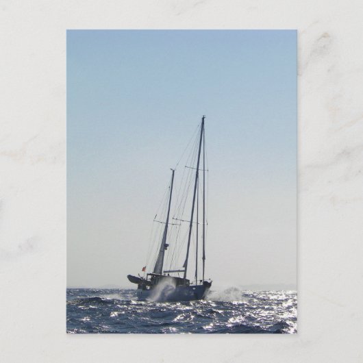 Carte Postale Vent De Tête Et Soleil (Devant)