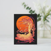 Carte Postale Vent d'Halloween (Debout devant)