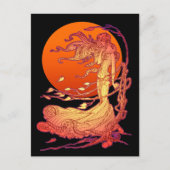 Carte Postale Vent d'Halloween (Devant)