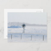 Carte Postale Vent d'hiver (Devant / Derrière)