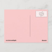 Carte Postale VENTE - CUSTOM - Accueil - Rose (Dos)