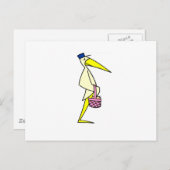 Carte Postale Vente de cigogne (Devant / Derrière)