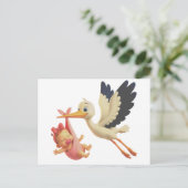 Carte Postale Vente de cigogne (Debout devant)