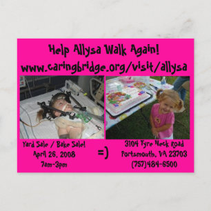 Carte Postale vente de cour/pâtisserie