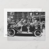 Carte Postale Vente de fleurs de suffisance, 1916 (Devant / Derrière)