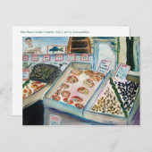 Carte postale Vente de fruits de mer (Pike Place S (Devant / Derrière)