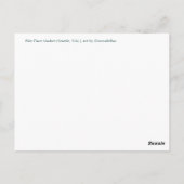 Carte postale Vente de fruits de mer (Pike Place S (Dos)