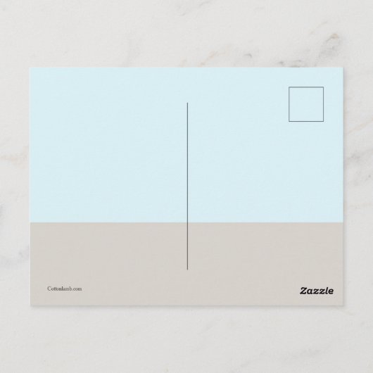 Carte postale Vente de garage (Dos)