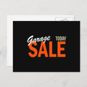 Carte Postale Vente de garage aujourd'hui (Devant / Derrière)
