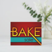 Carte Postale vente de gâteaux (typographique) (Debout devant)