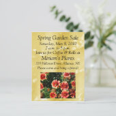 Carte Postale Vente de jardin (Debout devant)