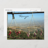 Carte Postale vente de la vallée du rift (Devant / Derrière)