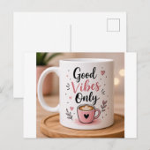 Carte Postale vente de tasses (Devant / Derrière)