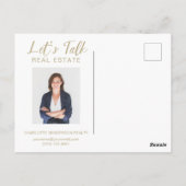 Carte Postale Vente de vente de vente immobilier (Dos)