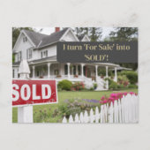 Carte Postale Vente de vente de vente immobilier (Devant)