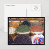 Carte Postale vente d'épices (Devant / Derrière)