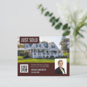 Carte Postale Vente du code QR de l'agent immobilier (Debout devant)