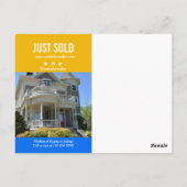 Carte Postale Vente du code QR de l'agent immobilier (Dos)