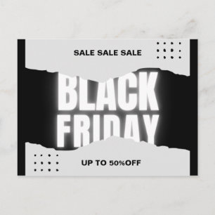 Carte Postale Vente du vendredi noir